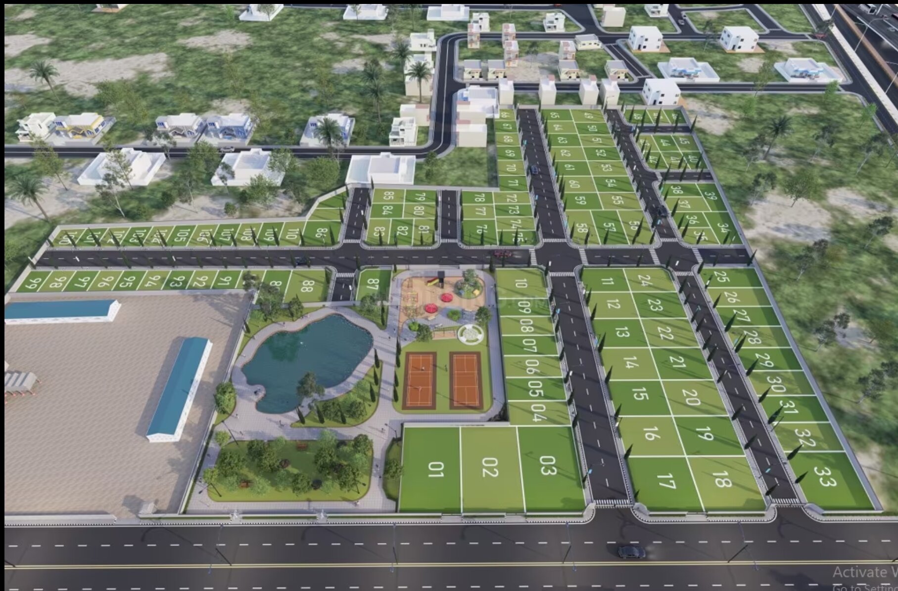 Raj Majestic Town Layout